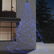 vidaXL fémhorgos fali fa 720 kék LED-del 5 m karácsonyfa izzósor