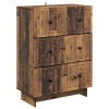 vidaXL Fiókos szekrény Antik Fa 66 x 34,5 x 90 cm Szerelt Fa