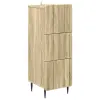 vidaXL Fiókos szekrény Sonoma Tölgy 33 x 34,5 x 92 cm Szerelt Fa