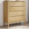 vidaXL FLORO Fenyőfa Komód - 4 Fiókos - 76,5x39x90,5 cm