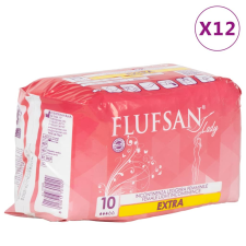vidaXL Flufsan 120 db inkontinencia betét nőknek gyógyászati segédeszköz