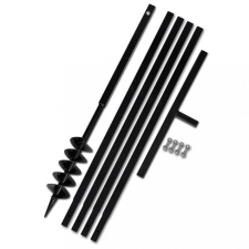 vidaXL Föld Fúró 100 mm Fogantyú Hosszabbító Csö 5 m Acél hosszabbító, elosztó