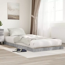  vidaXL Földi ágykeret Beton Szürke 86,5 x 200 cm Faanyag ágy és ágykellék