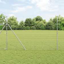 vidaXL Földkerítés 1.6x25 m Horganyzott Acél építőanyag
