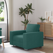 vidaXL Fotel Sötétzöld 59 cm Textil bútor
