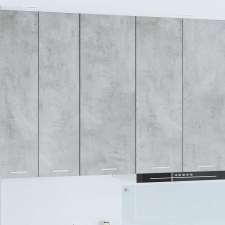 vidaXL Függő szekrény Riga Beton Szürke 40 x 31 x 100 cm Faanyag bútor