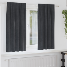 vidaXL Függönyök Világosszürke Poliészter 140 x 175 cm lakástextília