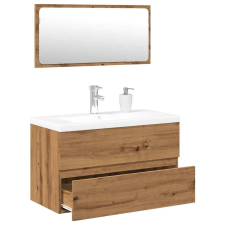 vidaXL Fürdőszoba bútor szett Artisan Oak Engineered Wood fürdőszoba bútor