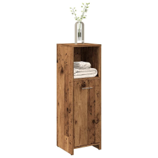 vidaXL Fürdőszobaszekrény régi fa 30x30x95 cm gépelt fa fürdőszoba bútor