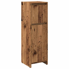 vidaXL Fürdőszobaszekrény régi fa 30x30x95 cm gépelt fa (856061) fürdőszoba bútor