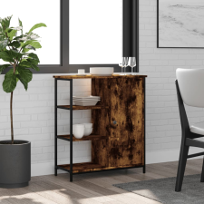 vidaXL füstös tölgy színű műfa tálalószekrény 70 x 30 x 80 cm bútor