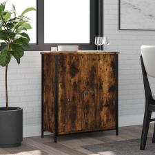 vidaXL füstös tölgy színű műfa tálalószekrény 70 x 30 x 80 cm bútor