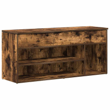 vidaXL füstös tölgy színű szerelt fa cipőpolc 102x30,5x45 cm (859140) bútor
