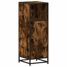 vidaXL füstös tölgy színű szerelt fa fürdőszobaszekrény 35x37,5x100 cm (849241) fürdőszoba bútor