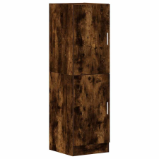 vidaXL füstös tölgy színű szerelt fa konyhaszekrény 38x41,5x131,5 cm (860116) bútor