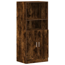 vidaXL füstös tölgy színű szerelt fa konyhaszekrény 57x41,5x131,5 cm (860125) bútor