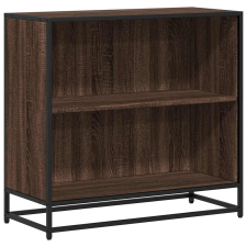vidaXL füstös tölgy színű szerelt fa könyvszekrény 60x35x76 cm (849101) bútor