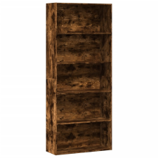 vidaXL füstös tölgy színű szerelt fa könyvszekrény 80 x 30 x 189 cm bútor