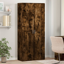 vidaXL füstös tölgy színű szerelt fa magasszekrény 80 x 35 x 180 cm bútor