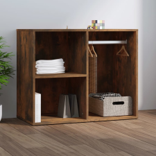 vidaXL füstös tölgy színű szerelt fa pipereszekrény 80 x 40 x 65 cm bútor