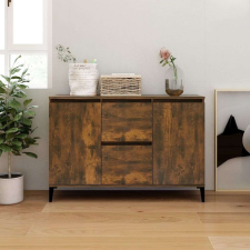 vidaXL Füstös tölgy színű szerelt fa tálalószekrény 104 x 35 x 70 cm bútor