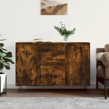 vidaXL füstös tölgy színű szerelt fa tálalószekrény 104 x 35 x 70 cm bútor