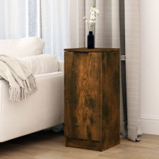 vidaXL füstös tölgy színű szerelt fa tálalószekrény 30 x 30 x 70 cm bútor