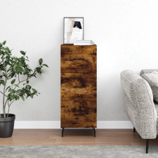 vidaXL füstös tölgy színű szerelt fa tálalószekrény 34,5 x 34 x 90 cm bútor