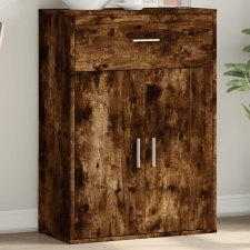 vidaXL füstös tölgy színű szerelt fa tálalószekrény 60 x 30 x 84 cm bútor