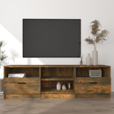 vidaXL füstös tölgy színű szerelt fa TV-szekrény 150 x 33,5 x 45 cm bútor