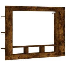 vidaXL füstös tölgy színű szerelt fa TV-szekrény 152x22x113 cm (833727) bútor
