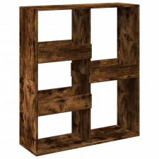 vidaXL füstös tölgy színű térelválasztó könyvszekrény 100x33x115 cm (854512) bútor