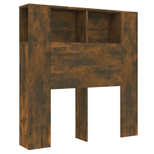 vidaXL füstös tölgyszínű áthidaló szekrény 100x18,5x104,5 cm (817264) ágy és ágykellék