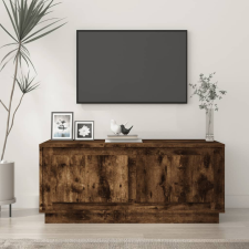 vidaXL füstös tölgyszínű fatermék dohányzóasztal 102x50x44 cm bútor