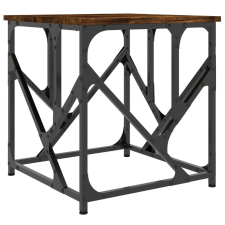 vidaXL füstös tölgyszínű fatermék dohányzóasztal 45x45x47,5 cm (834122) bútor
