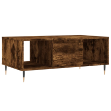 vidaXL füstös tölgyszínű fatermék dohányzóasztal 90x50x36,5 cm (830585) bútor