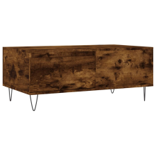 vidaXL füstös tölgyszínű fatermék dohányzóasztal 90x50x36,5 cm (830809) bútor