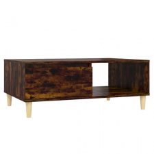 vidaXL Füstös tölgyszínű forgácslap dohányzóasztal 90 x 60 x 35 cm bútor