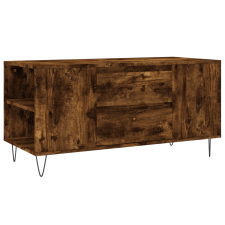 vidaXL füstös tölgyszínű műfa dohányzóasztal 102x44,5x50 cm (831001) bútor