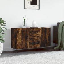 vidaXL füstös tölgyszínű műfa tálalószekrény 100 x 36 x 90 cm bútor