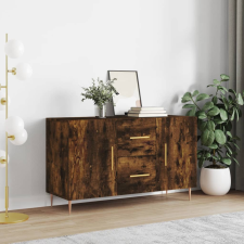 vidaXL füstös tölgyszínű műfa tálalószekrény 100 x 36 x 90 cm bútor
