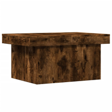 vidaXL füstös tölgyszínű szerelt fa dohányzóasztal 100x55x40 cm bútor