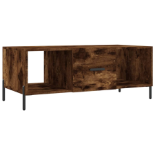 vidaXL füstös tölgyszínű szerelt fa dohányzóasztal 102 x 50 x 40 cm (829313) bútor