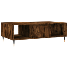 vidaXL füstös tölgyszínű szerelt fa dohányzóasztal 104x60x35 cm (827081) bútor