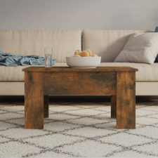 vidaXL füstös tölgyszínű szerelt fa dohányzóasztal 79 x 49 x 41 cm bútor