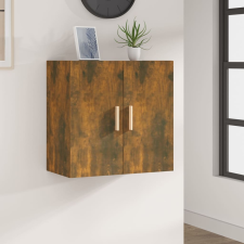 vidaXL füstös tölgyszínű szerelt fa faliszekrény 60 x 30 x 60 cm bútor
