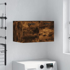 vidaXL füstös tölgyszínű szerelt fa faliszekrény 60 x 36,5 x 35 cm bútor