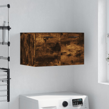 vidaXL füstös tölgyszínű szerelt fa faliszekrény 60 x 36,5 x 35 cm bútor