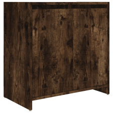 vidaXL füstös tölgyszínű szerelt fa fürdőszobaszekrény 60x33x61 cm (826357) fürdőszoba bútor