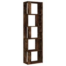 vidaXL füstös tölgyszínű szerelt fa könyvszekrény 45 x 24 x 160 cm (826375) bútor